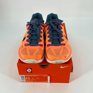 Nike Free 5.0 Peach Lunarglide Tennis Shoes